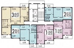План дома серии МЭС-84