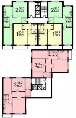 План дома серии П-46